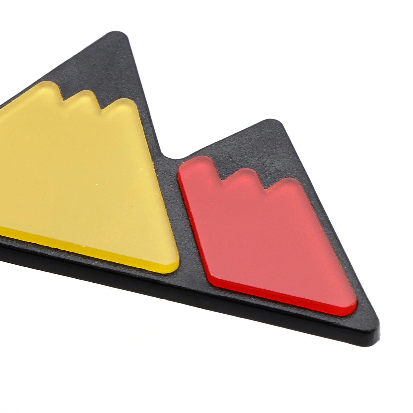 Tri-Color Grille Badge Emblem for Toyota Tacoma TRD Tundra RAV4 Red Scheme