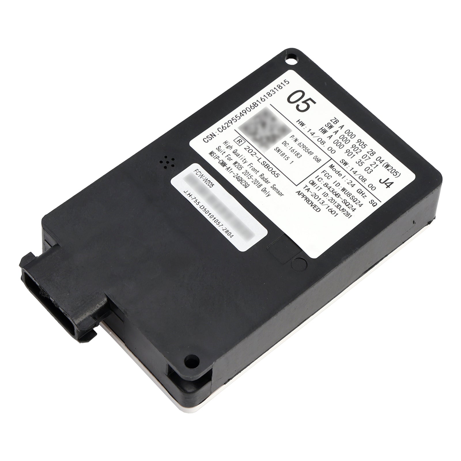 2015-2018 Mercedes C-Class W205 Old Front Radar Sensor Control Unit A0009052804 A0009020721