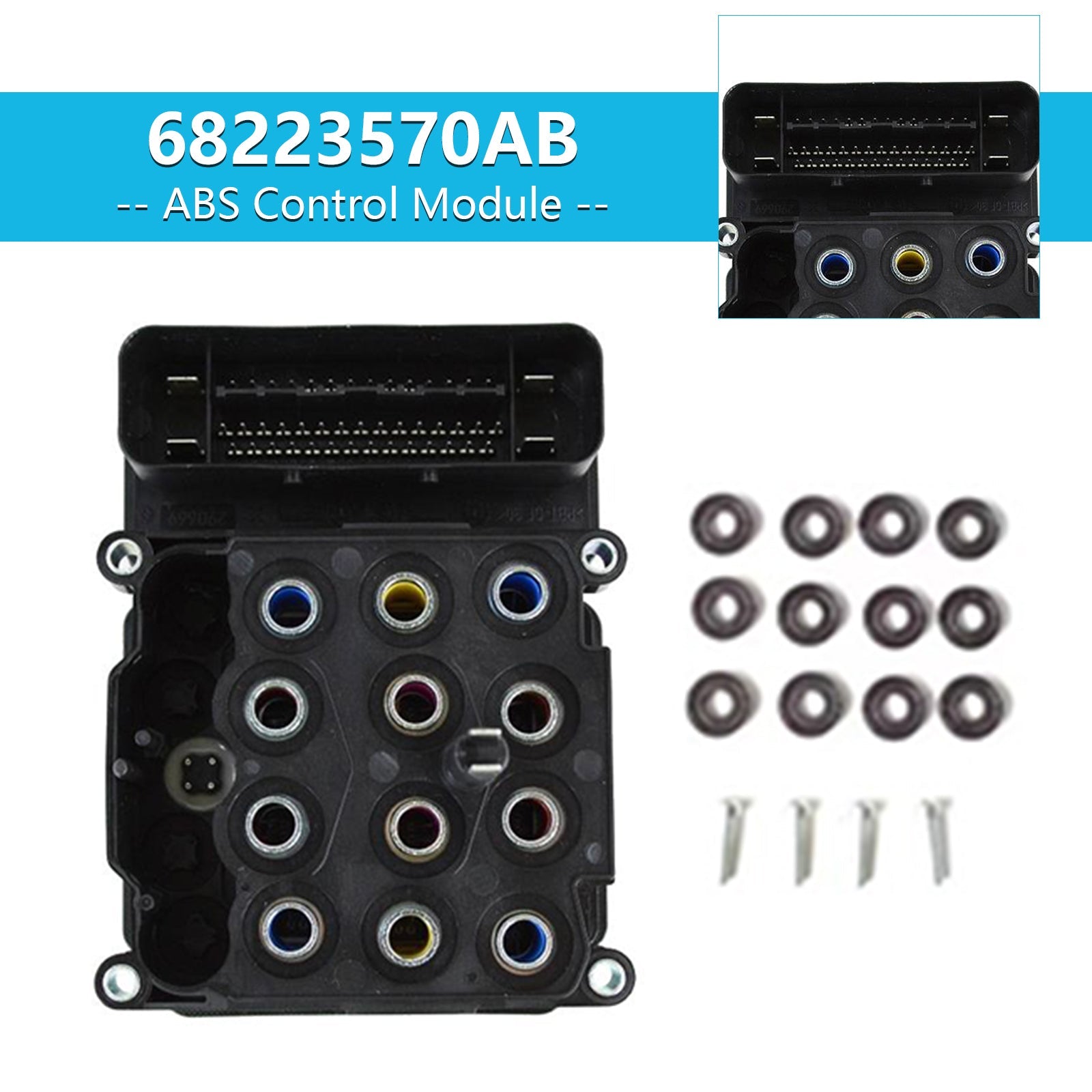 New 68223570AB ABS Control Module for Jeep Compass 2014-2016