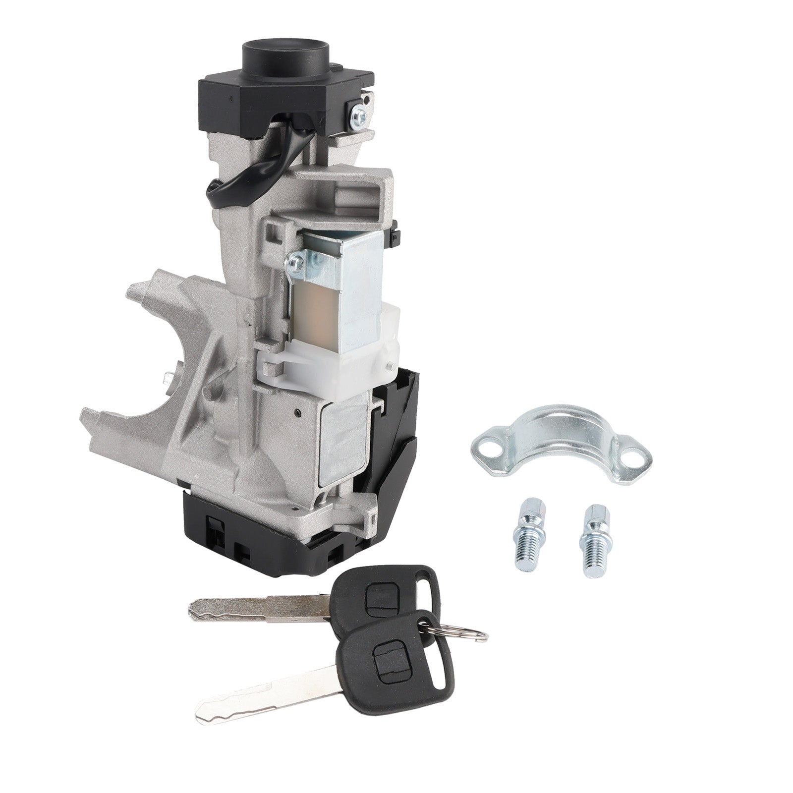 2001-2005 Honda Civic 1.7L 1668CC L4 GAS Ignition Switch Lock Cylinder with 2 Keys (with Chip)