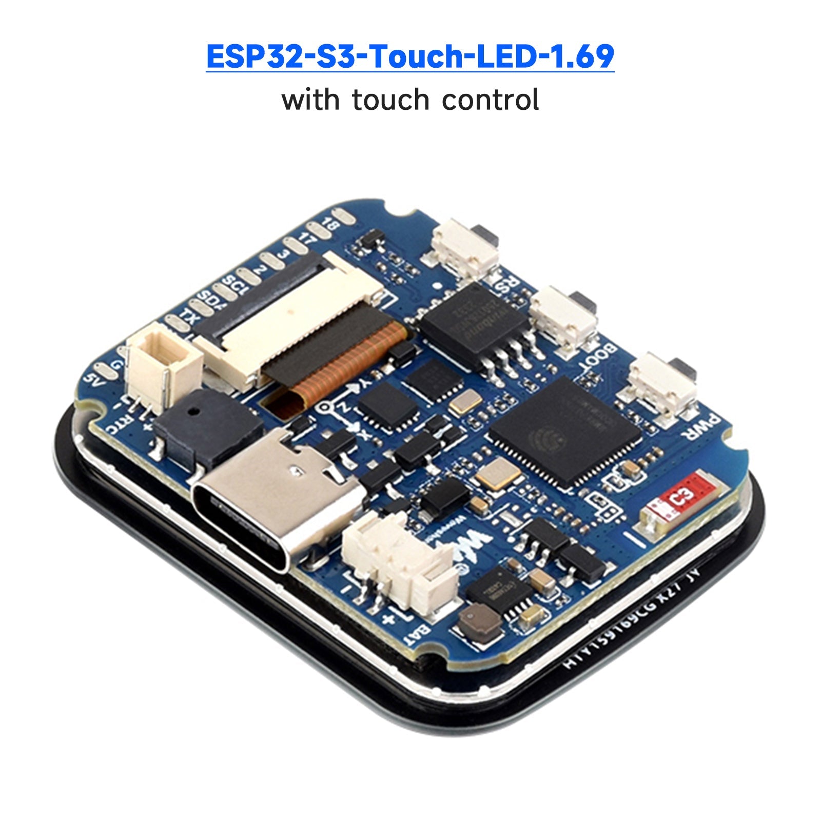 ESP32-S3 1.69-inch Touch Screen Development Board WIFI Bluetooth 262K Color LCD