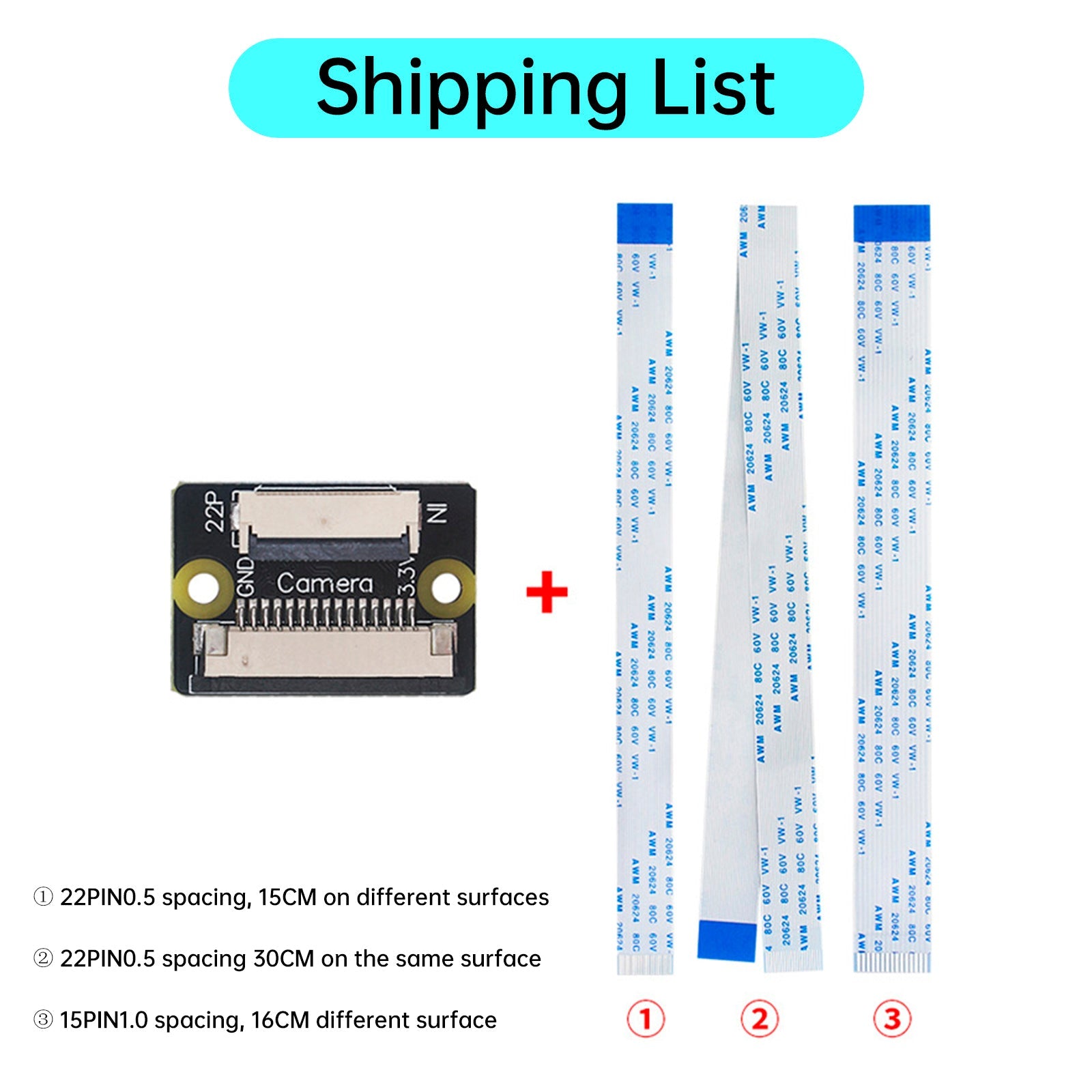 Raspberry Pi 5th generation / pi Zero DSI Display CSI Camera Cable Adapter Board