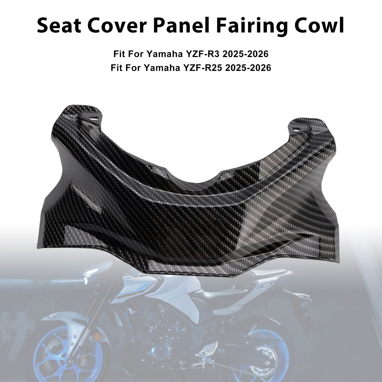 2025-2026 Yamaha YZF-R3 R25 MT-03 Seat Cover Panel Fairing Cowl