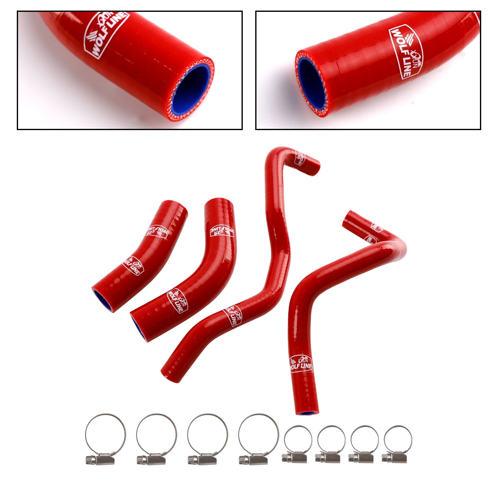 Silicone Radiator coolant Hose kit For Yamaha Tenere 700 2019-2024