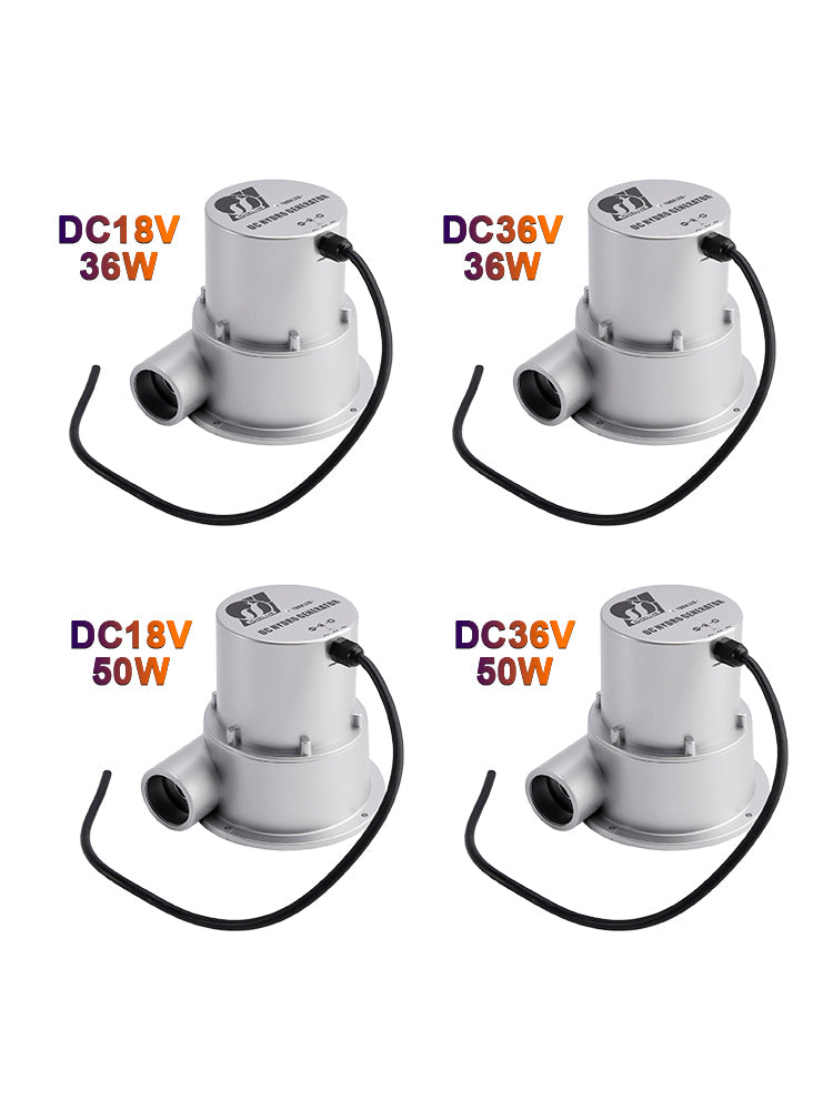 Water Flow Turbine Hydroelectric Generator DC18V/36V 36W/50W AC Power Generation