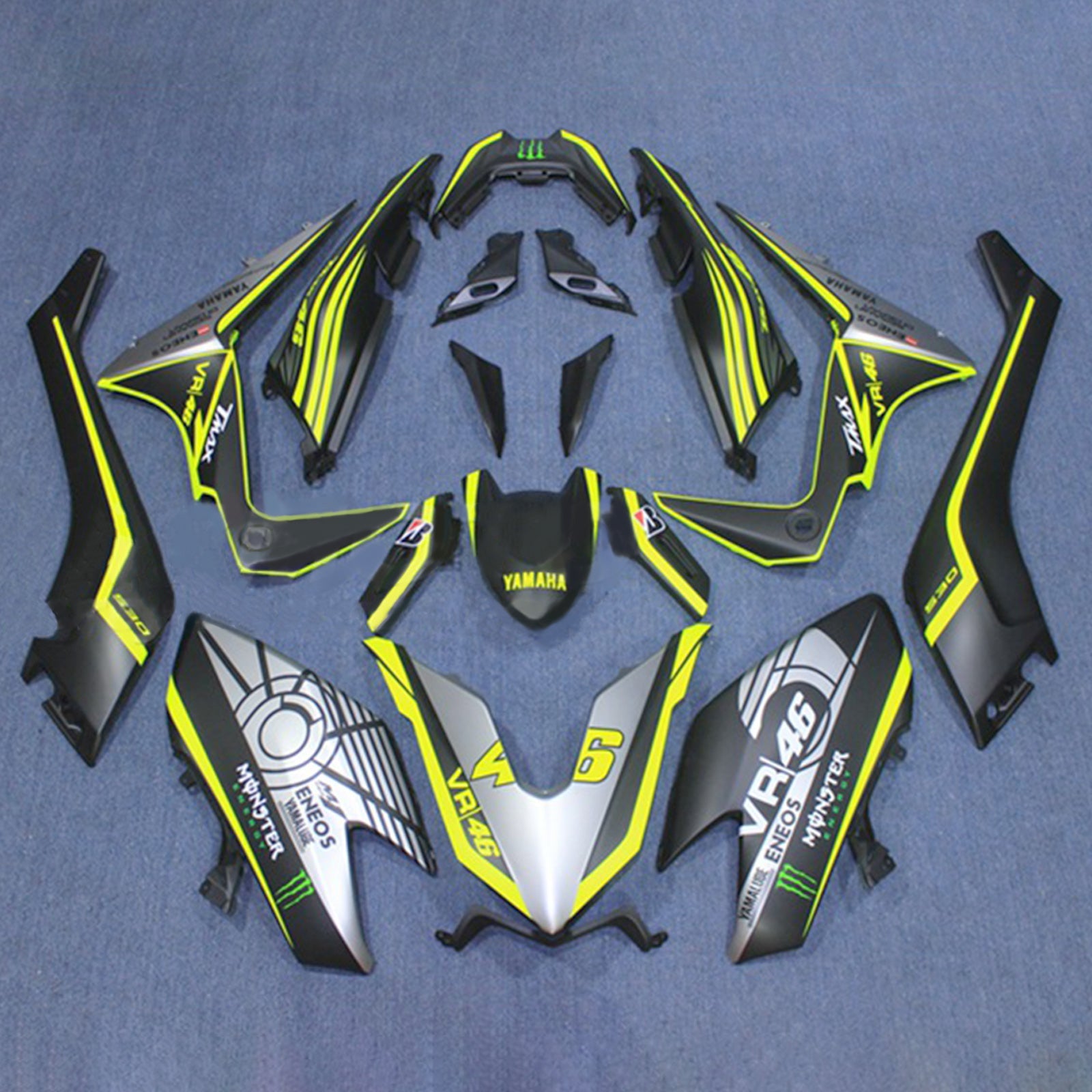 Amotopart Yamaha T-Max Tmax530 2017-2018 페어링 키트 차체 복근