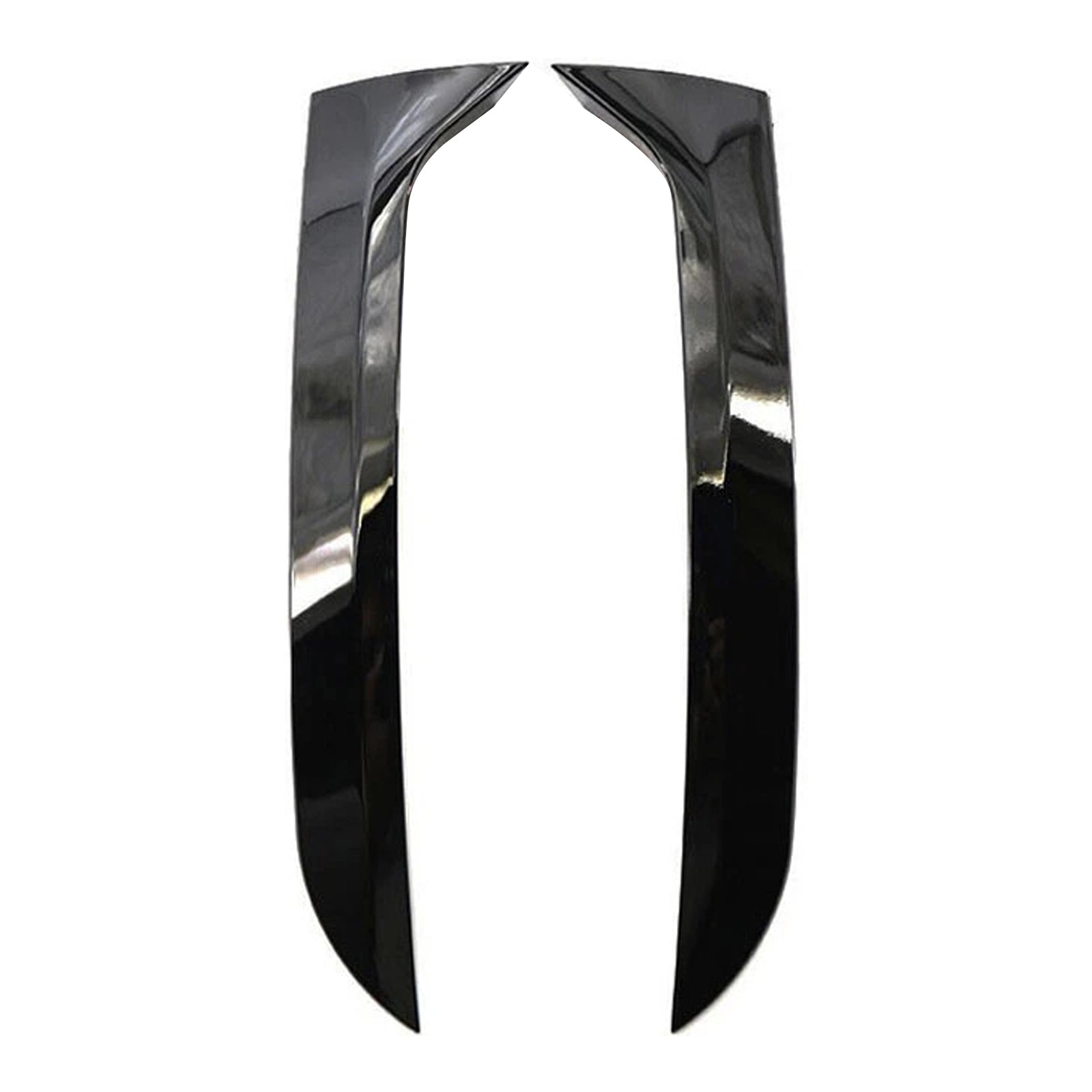 2007-2016 VW Tiguan MK1 Gloss Black Pair Rear Window Side Wing Spoiler