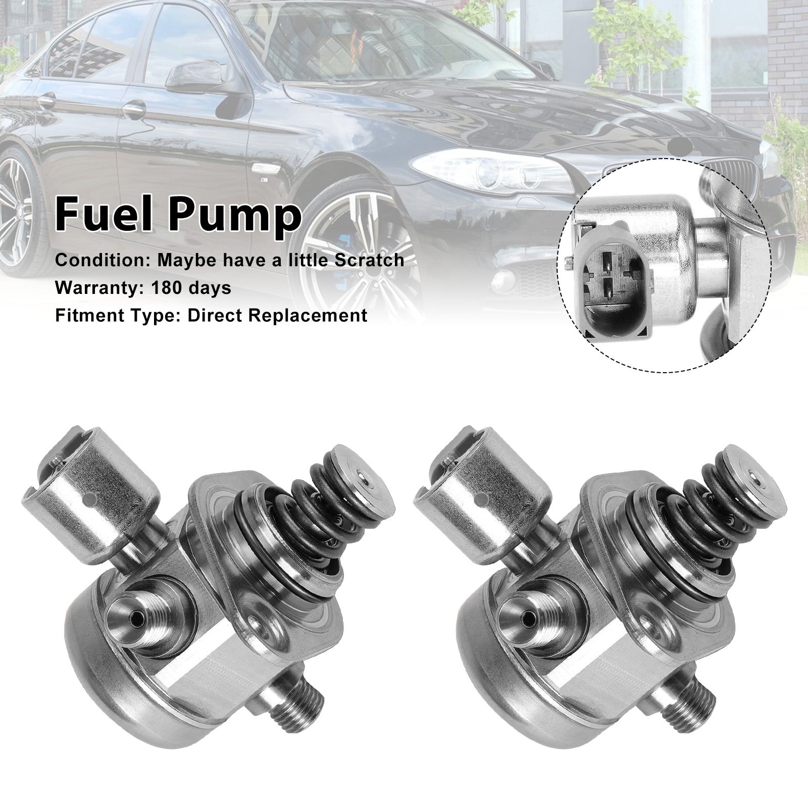 2011-2015 BMW Alpina B7L xDrive F02 2PCS High Pressure Fuel Pump 13517595339 0261520144