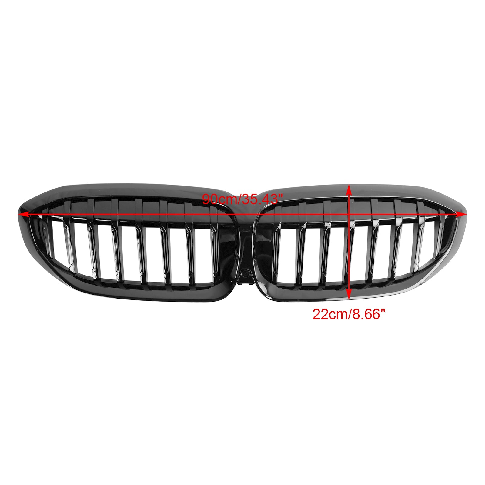 BMW 3 Series G20 2019-2022 Gloss Black Kidney Grille Grill 51138072085