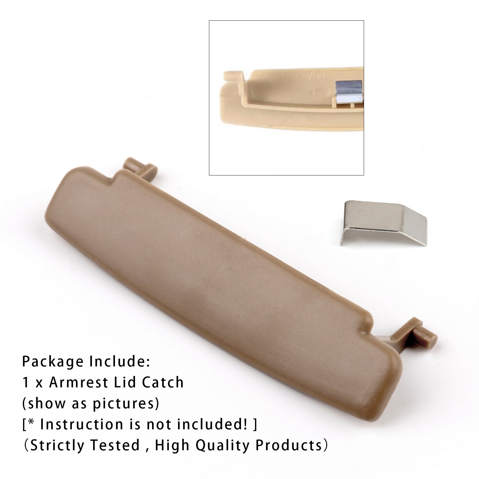 2005-2011 Audi A6 C6 Beige Console Center Armrest Lid Latch 4F0864245