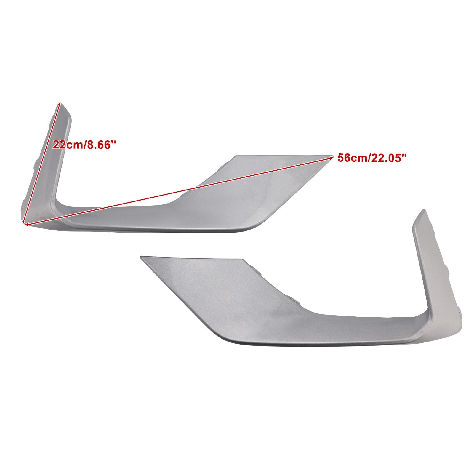 2018-2021 Ford Focus ST + ST Line MK4 Silver Foglight Surround Grill Trim