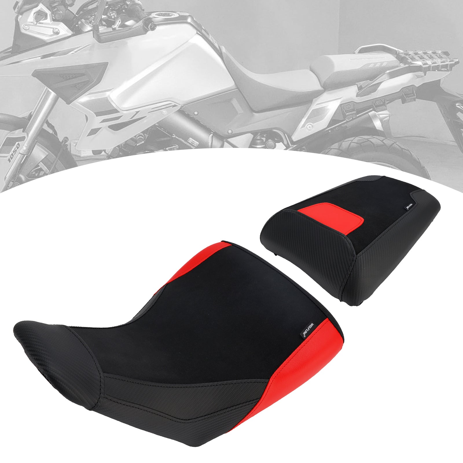2023-2025 For Suzuki V-Strom Dl1050 Driver&Passenger Seat Lower Cushion Red
