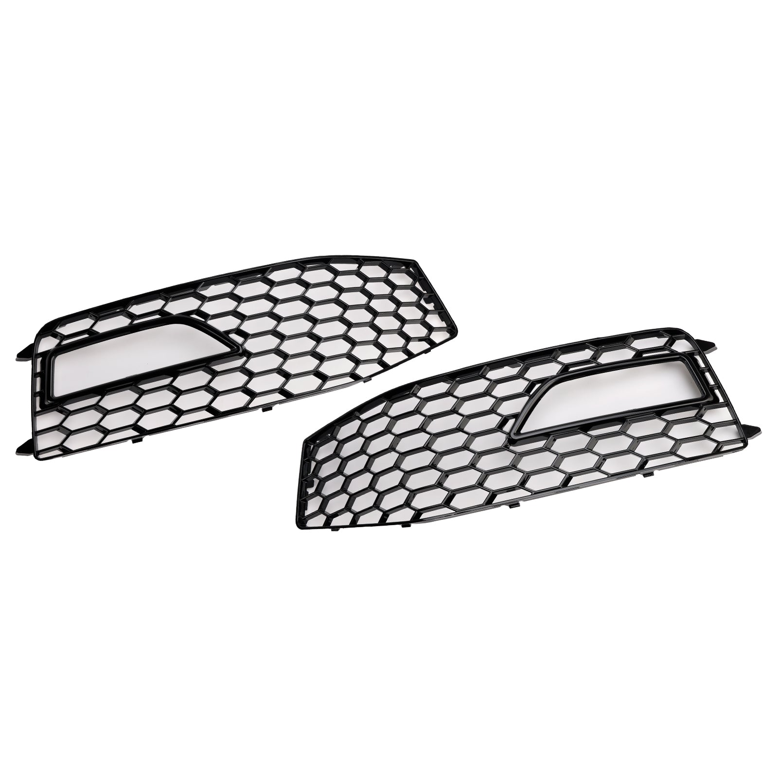 2013-2015 Audi A4 S-line S4 2PCS Bumper Fog Light Lamp Cover Grille Grill