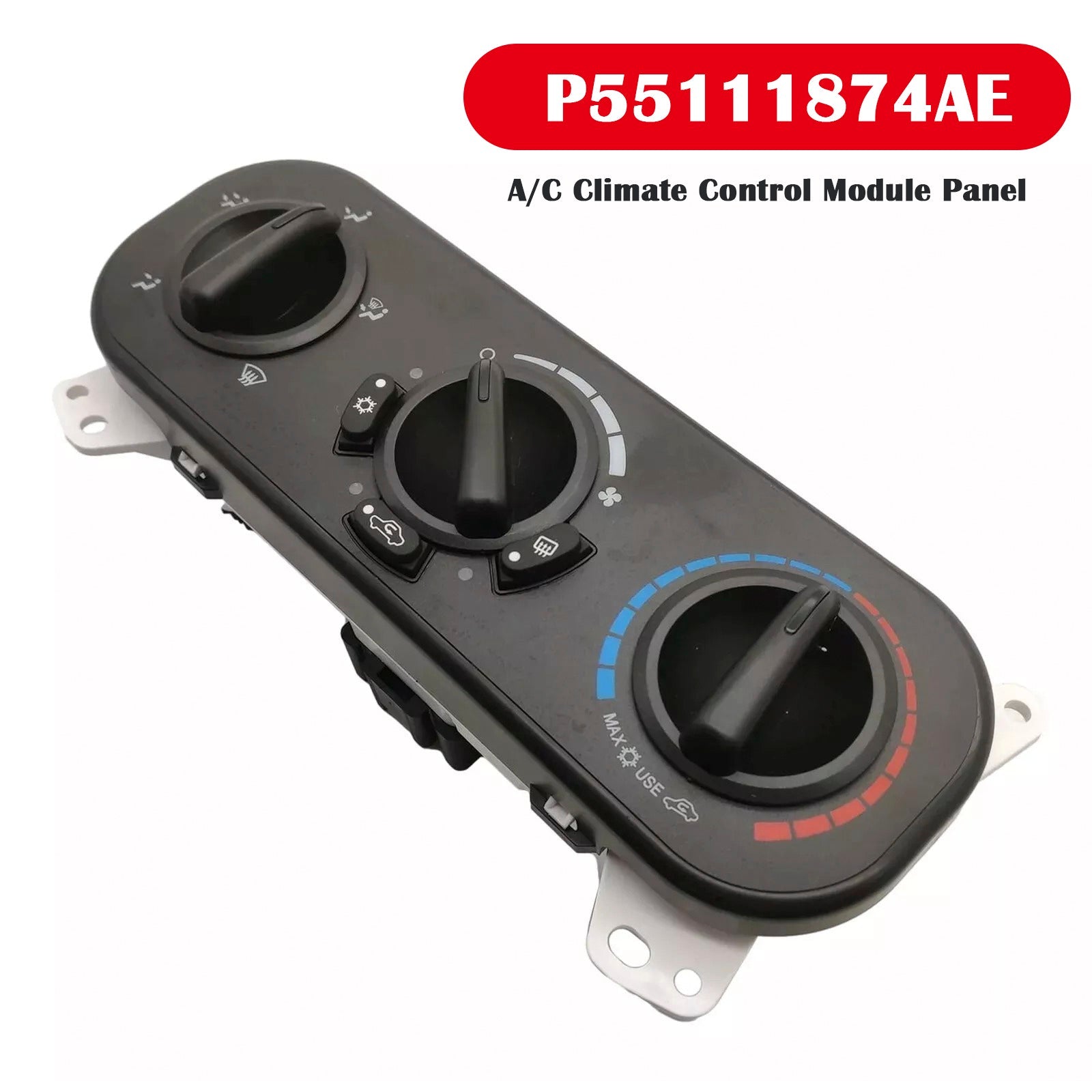 A/C Climate Control Module Panel for Compass Patriot 07-09 P55111874AE