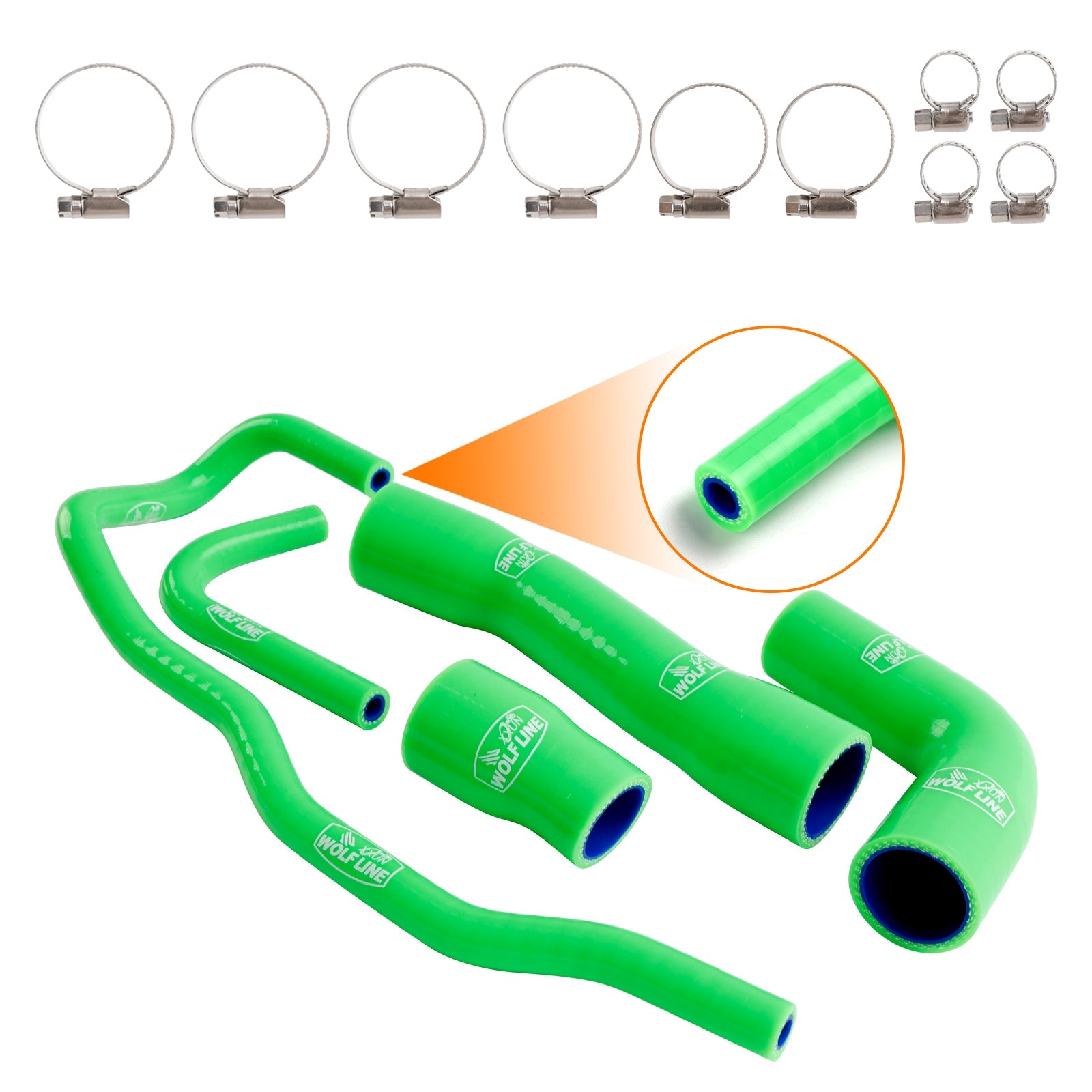 Silicone Radiator coolant Hose kit For BMW S1000RR 2019-2023