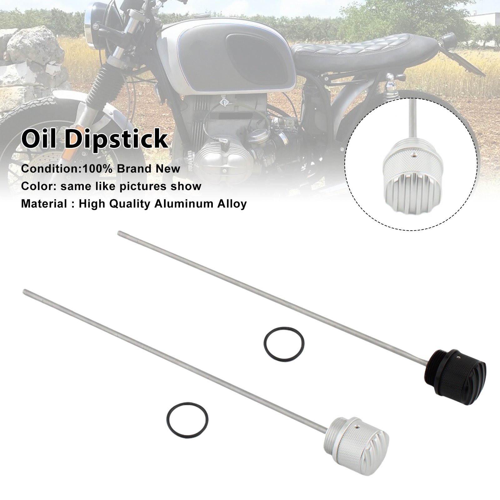 Oil Dipstick Plug For BMW R 45 65 80 100 R45 R65 R80 R100