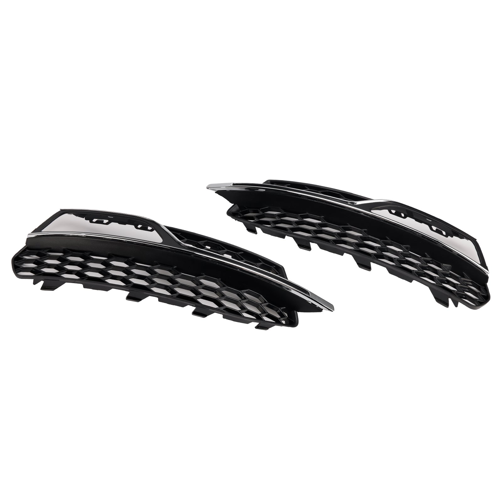 2013-2016 AUDI A3 S3 S-Line Front Lower Bumper Fog Light Cover Grill 8V3807682G 8V3807681G