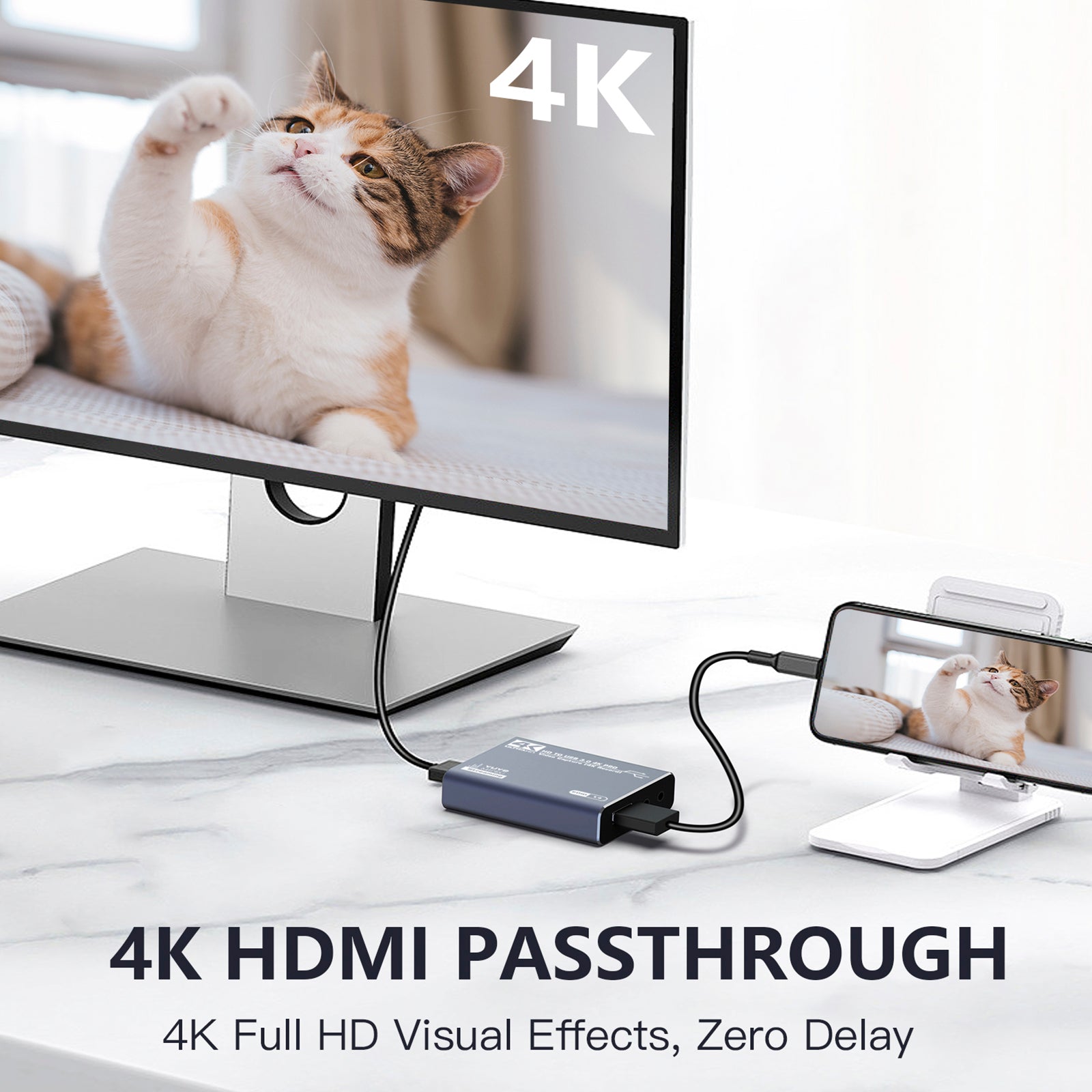 HDMI Acquisition Card 4K Video Live Set-tTop Box Recording Audio Acquisition