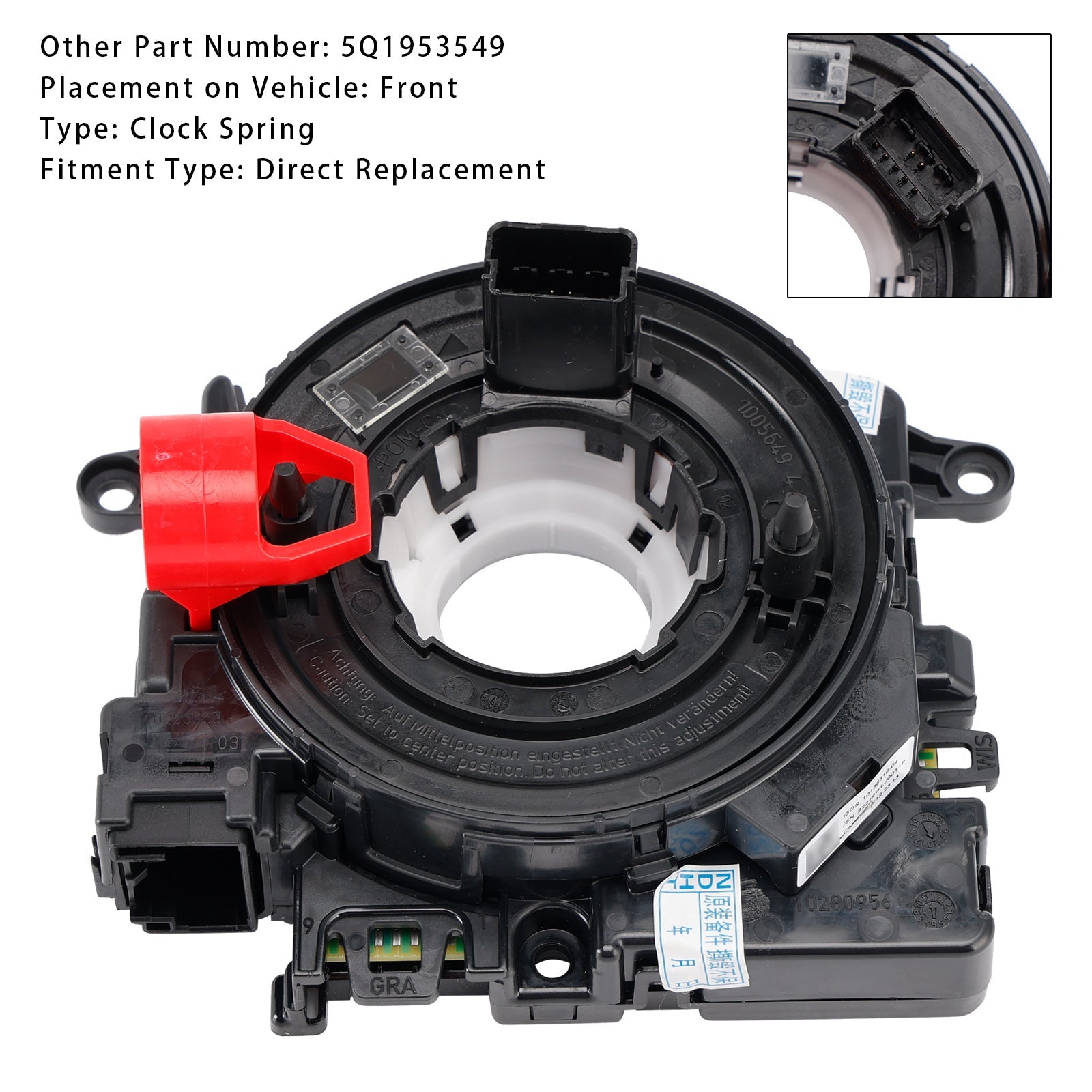 2014-2018 VW Golf MK7 Steering Wheel Clock Spring 5Q1953549