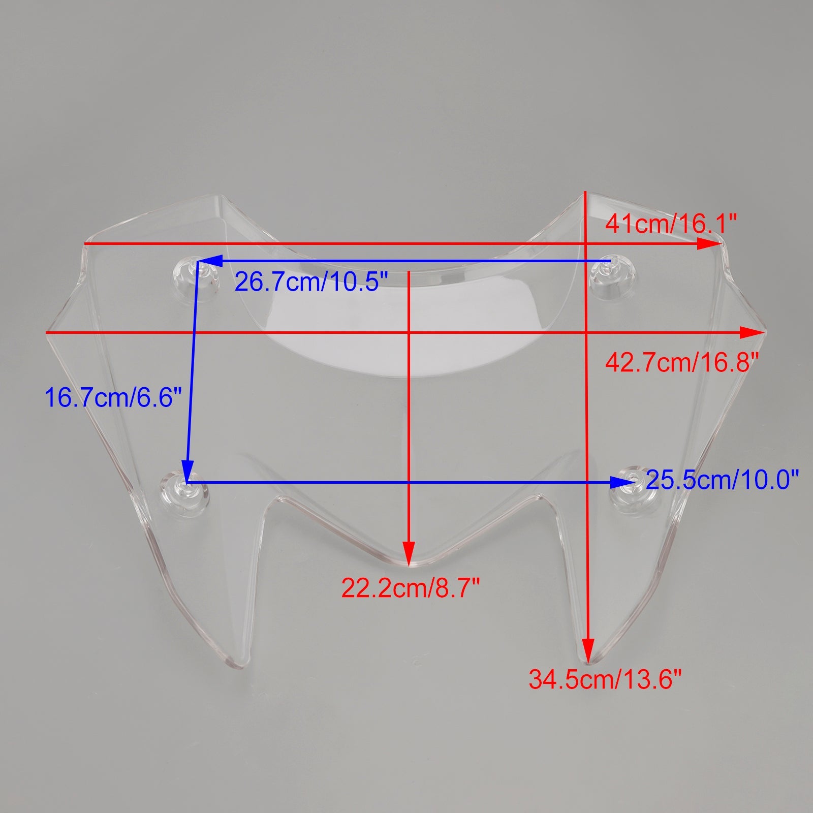 2022-2024 야마하 T-MAX 560 윈드실드 윈드스크린 + 브라켓