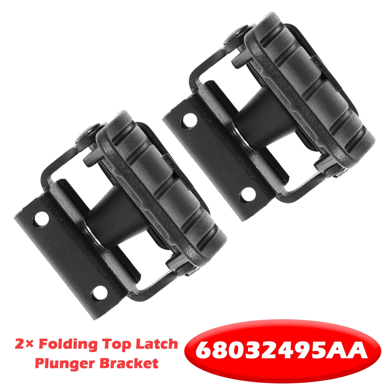 2007-2018 Jeep Wrangler 2? Folding Top Latch Plunger Bracket 68032495AA