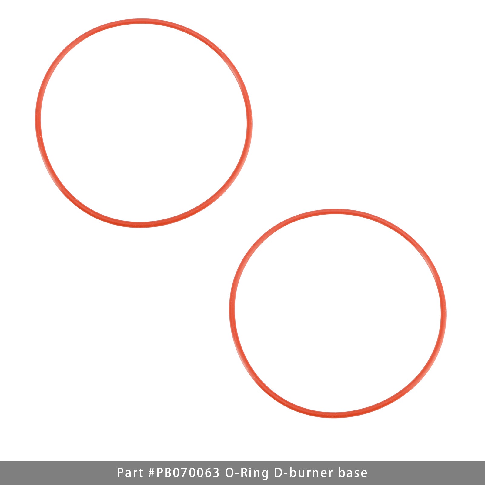 PB070063 O-Ring D-Burner Base For Burner Base (D) 2PCS