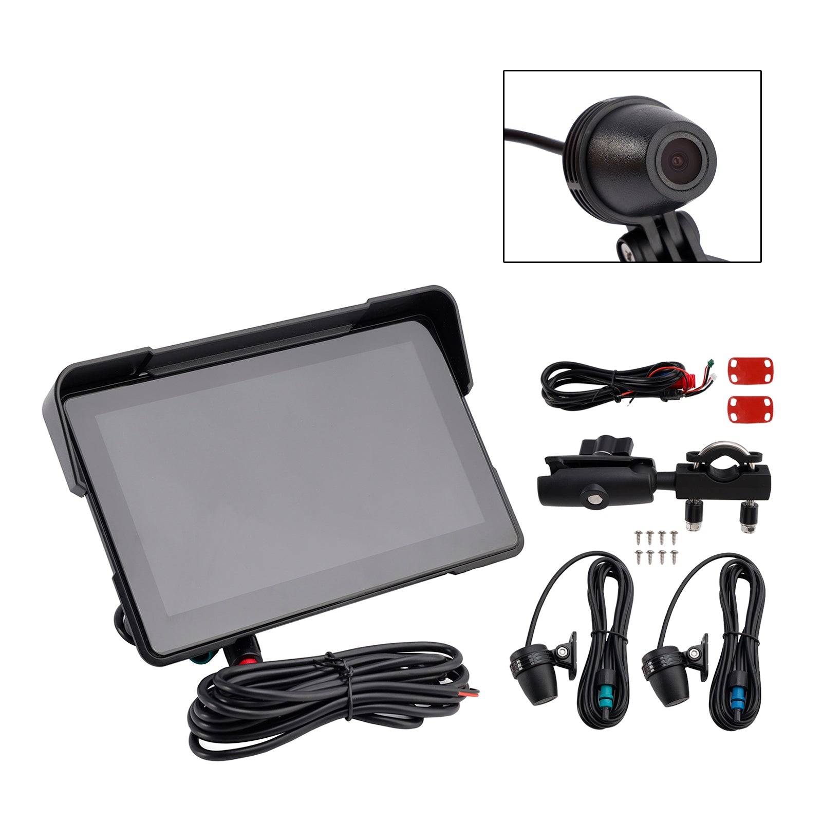 Motorcycles Car Play 7 Inch Universal 1080P Record For Scooter Motorcycle