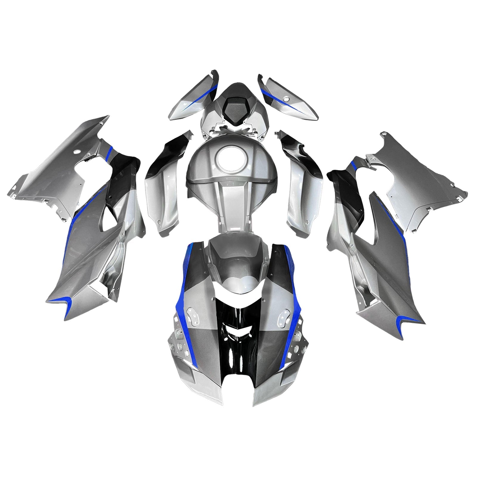 Injection Fairing Kit Bodywork ABS fit For Kawasaki ZX-10R ZX-10RR 2021-2025