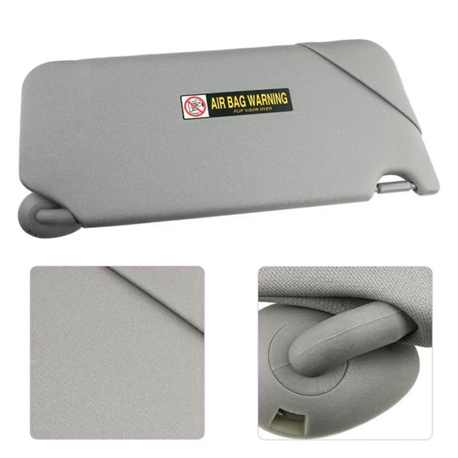 2008-2017 Honda Accord Gray Left Driver Side Sun Visor 83280TA5A51ZA