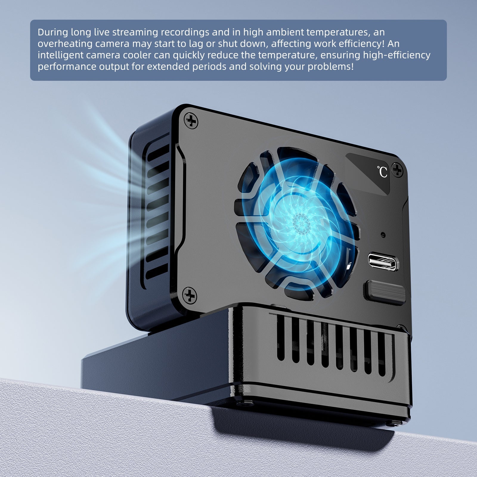 Semiconductor Camera Radiator Slr Cooler Fan For Sony Canon R5/R6/R7/Fuji Xt4