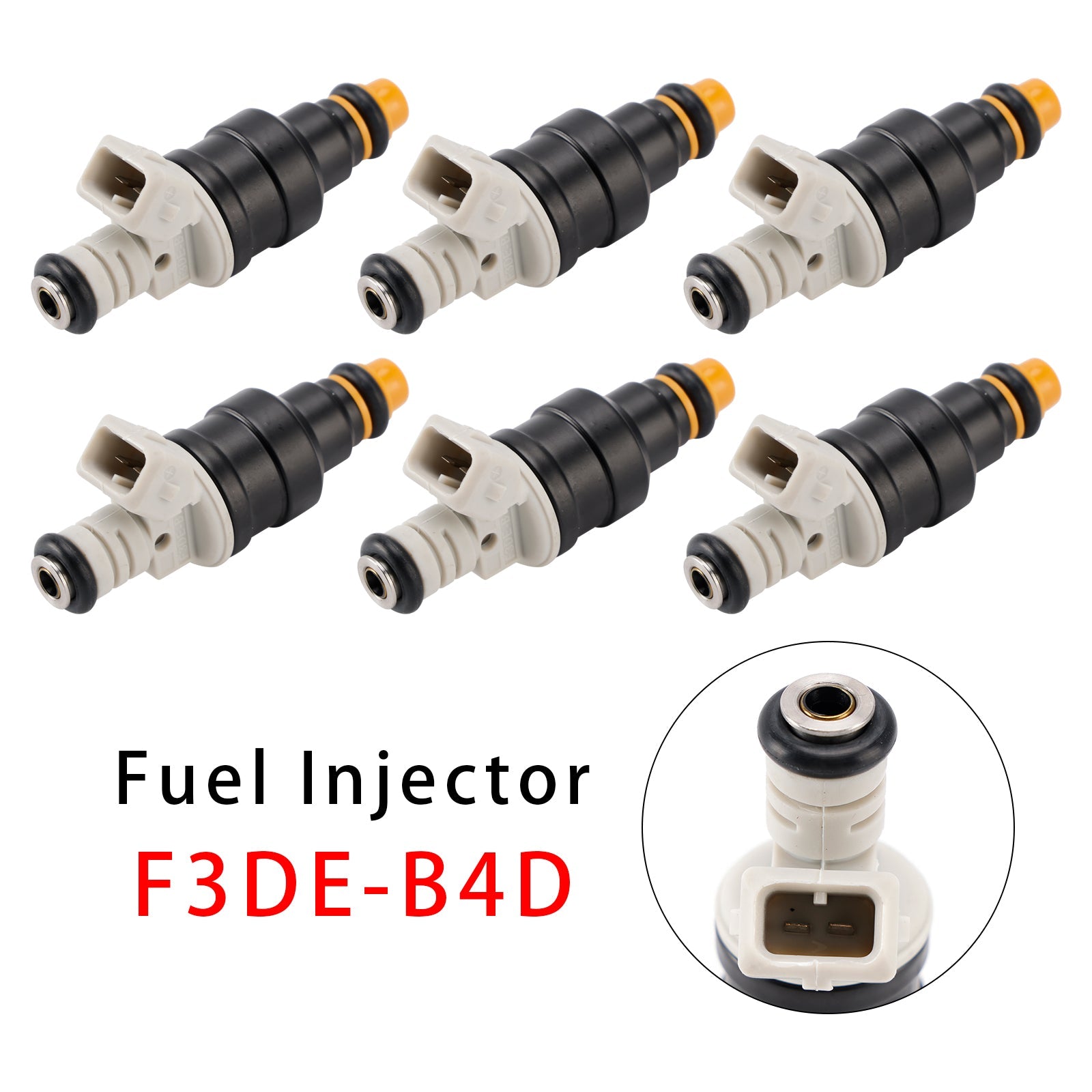 6Pcs Fuel Injector For Ford Mustang Thunderbird Mercury 3.8L V6 94-97 F3DE-B4D