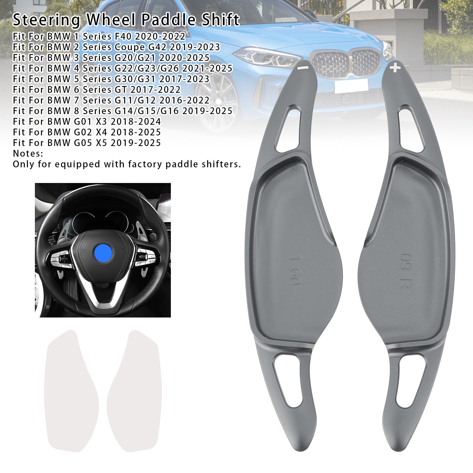 Steering Wheel Paddle Shifter For BMW G20 G21 G30 G31 F40 F22