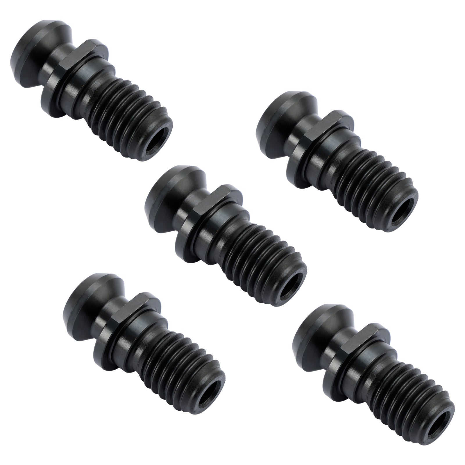 5 Pcs CAT40 45~ 0.740" Pull Stud Retention Knob Fits Mazak Fadal CNC Black