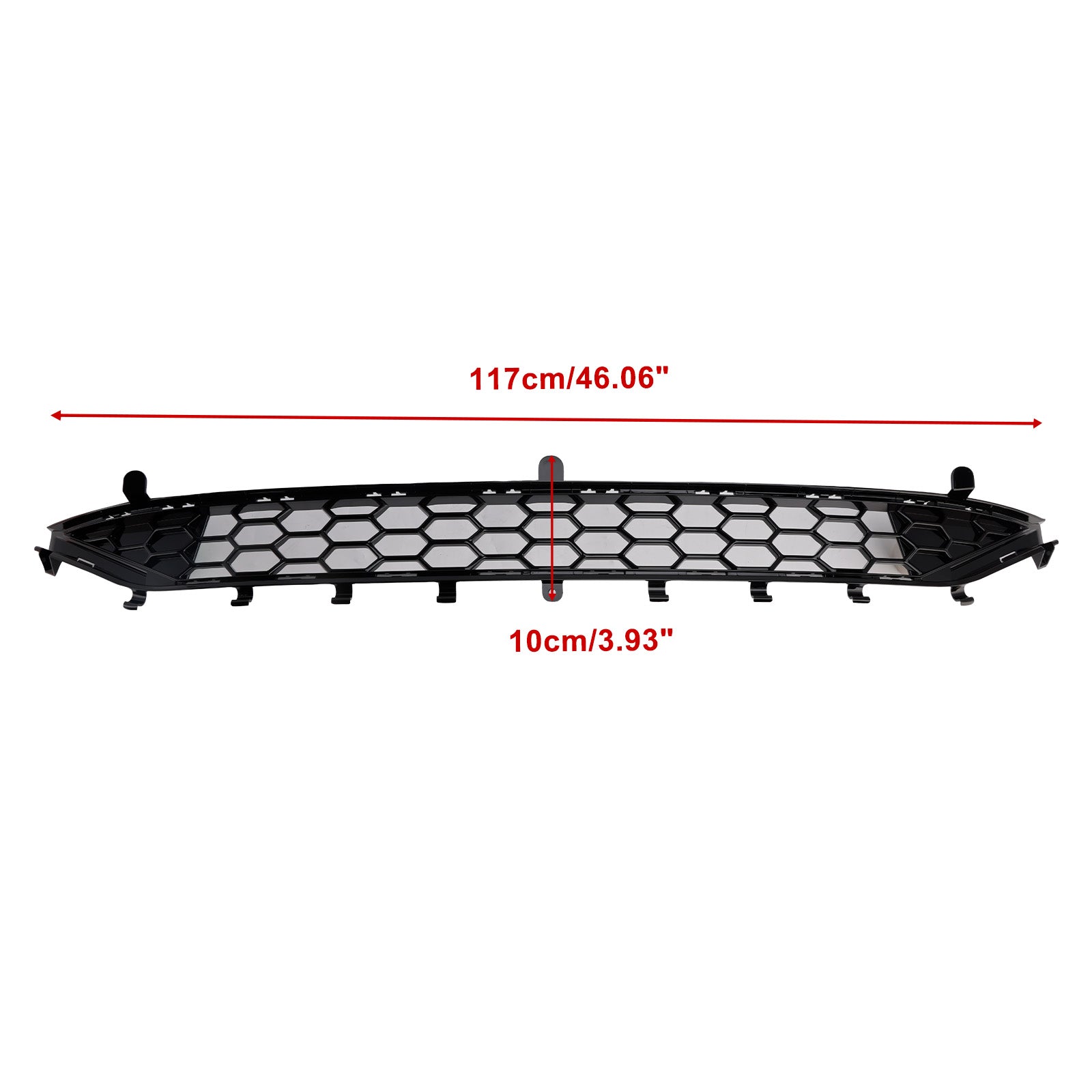 2018-2021 Ford Focus MK4 St Style Front Bumper Lower Grill Grille Black