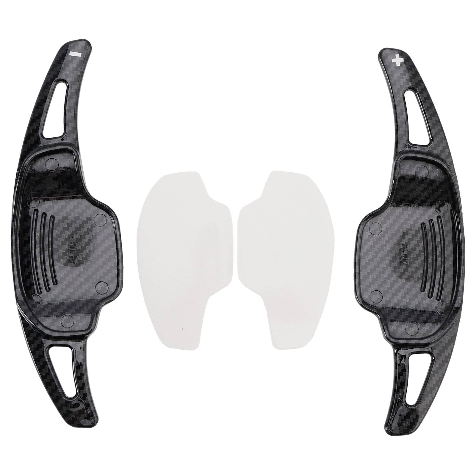 Carbon Look Steering Wheel Paddle Shifter Extension Covers Fit Chevy Camaro