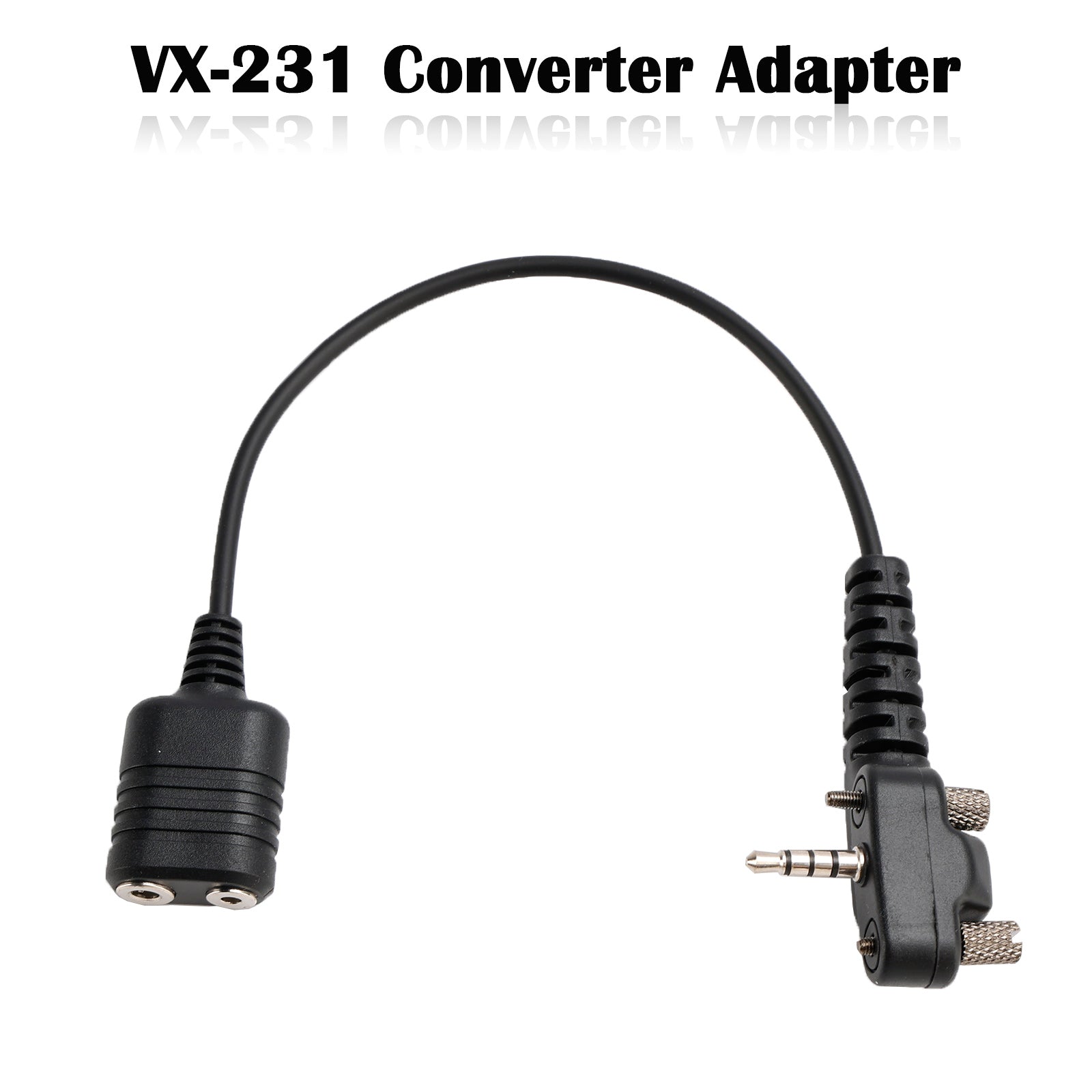 K Interface Headset Port Converter Cable for Vertex VX-228 VX-230 VX-231 VX-298