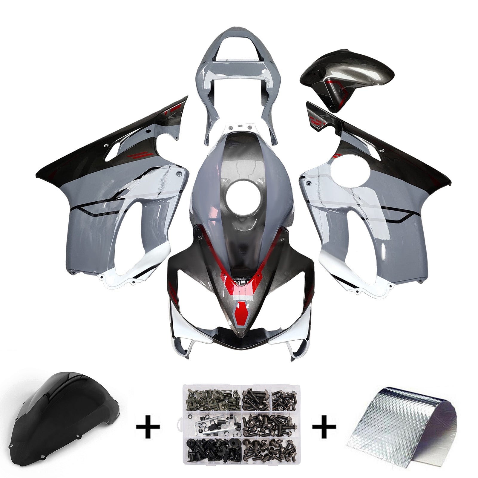 Injection Fairing Kit Bodywork Plastic ABS For Honda CBR600 F4i 2001-2003