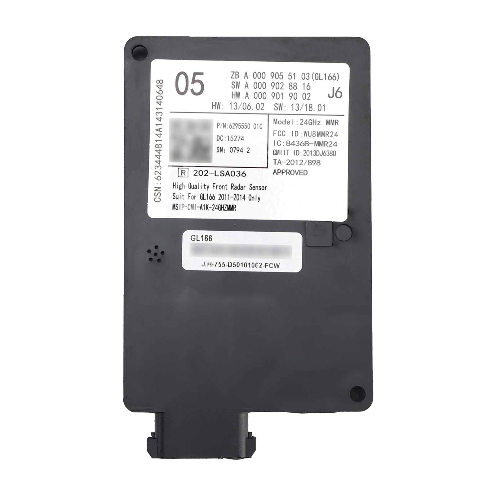 2011-2014 Mercedes GL166 Front Radar Sensor Control Unit A0009055103 A0009028816 A0009009102
