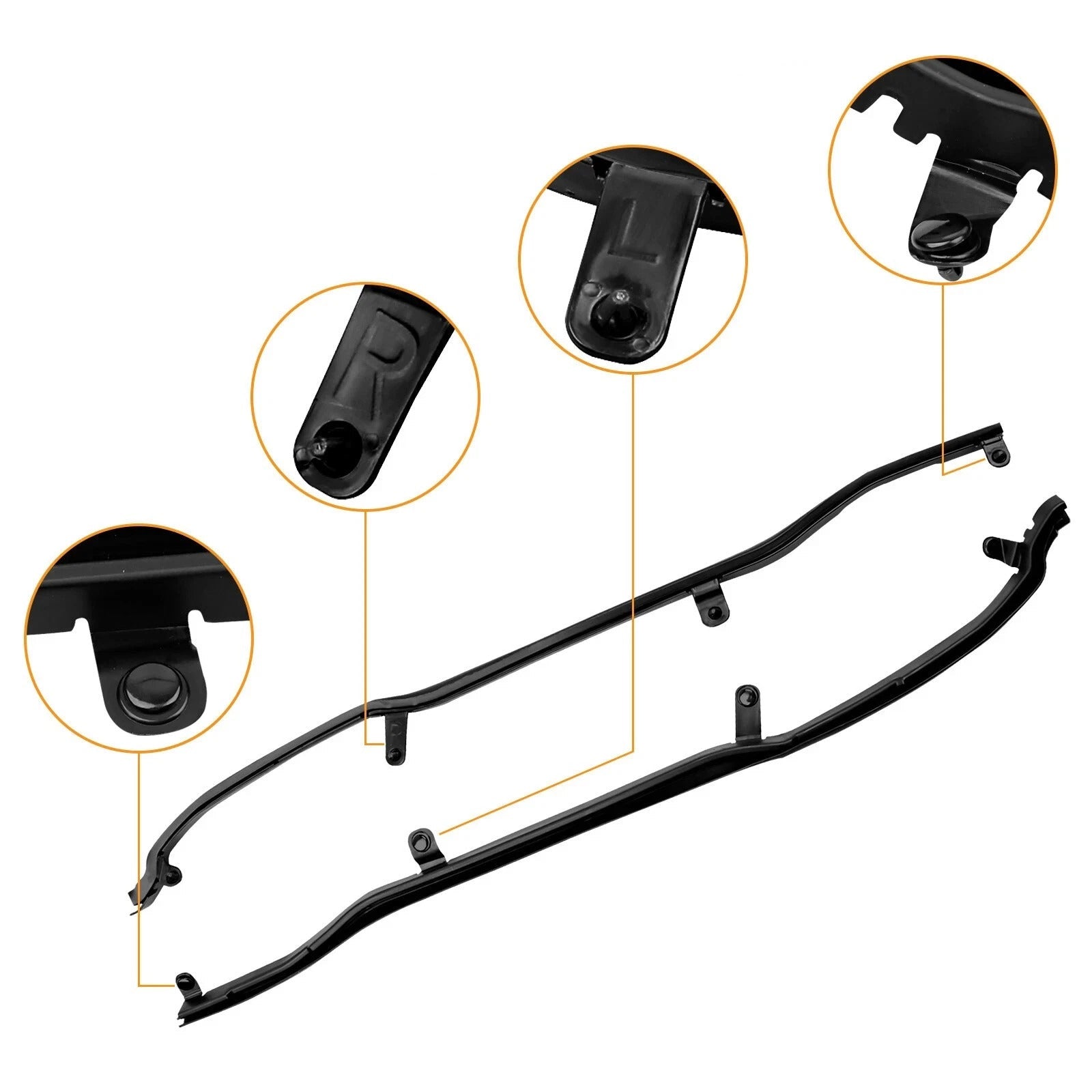 2011-2019 Ford Explorer Left+Right Door Weatherstrip Seal BB5Z7825324B 25B