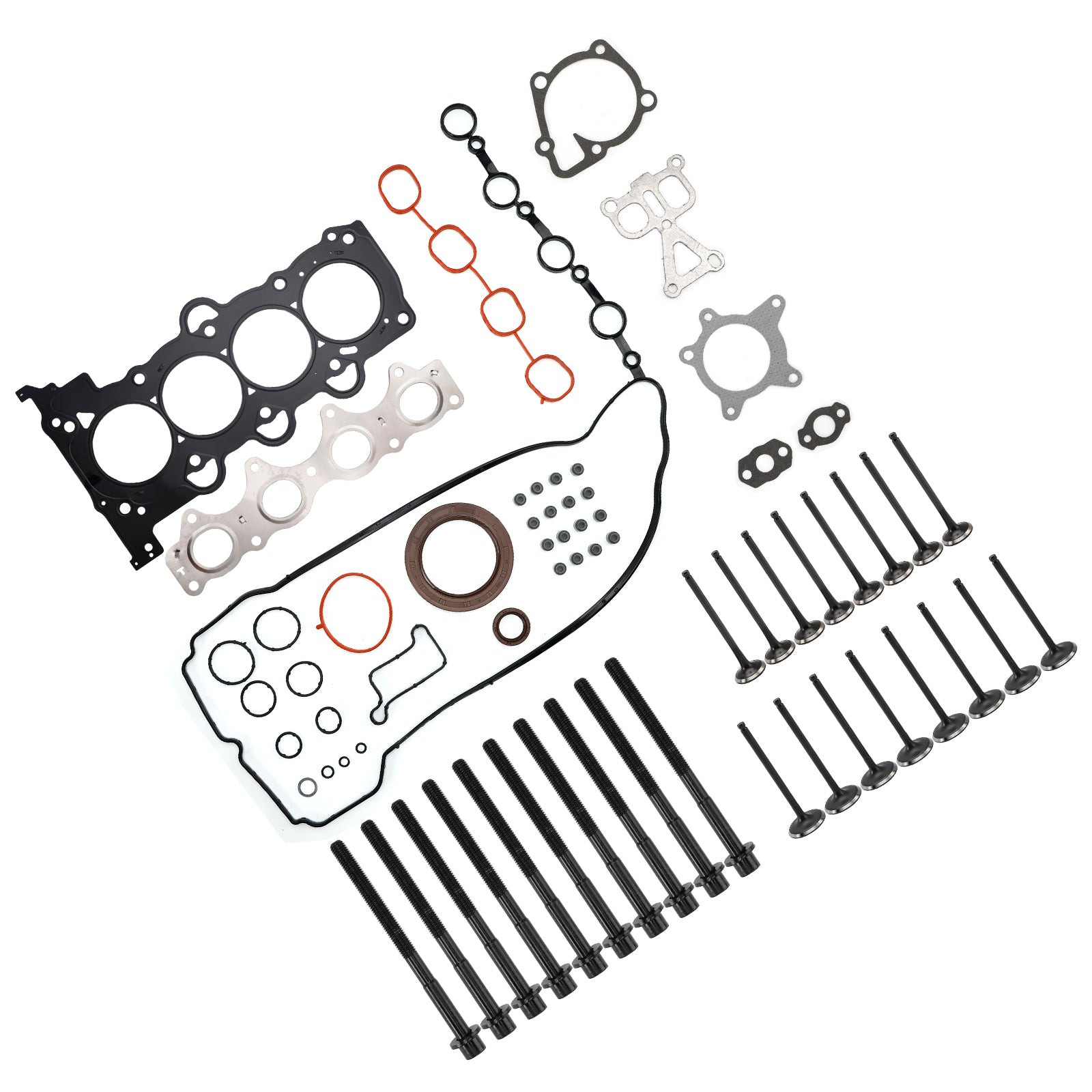 2020-2023 Kia Seltos 1.6L GAS Naturally Aspirated G4FJ 1.6L Turbo Head Gaskets Bolts Kit w/ Intake Exhaust Valve 23110-2B710