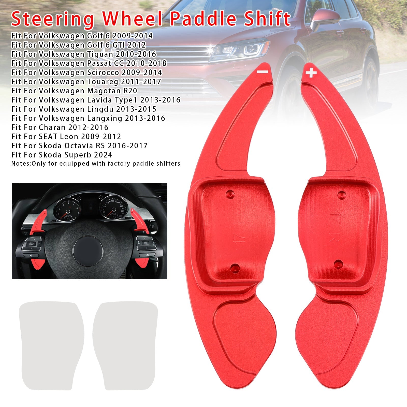 Steering Wheel Paddle Shifter Extension For SEAT VW Scirocco