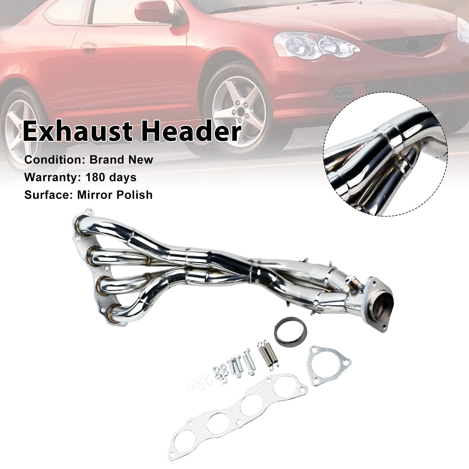 2002-2005 Honda Civic Si/SiR 2.0L DOHC Engines Exhaust Manifold Header