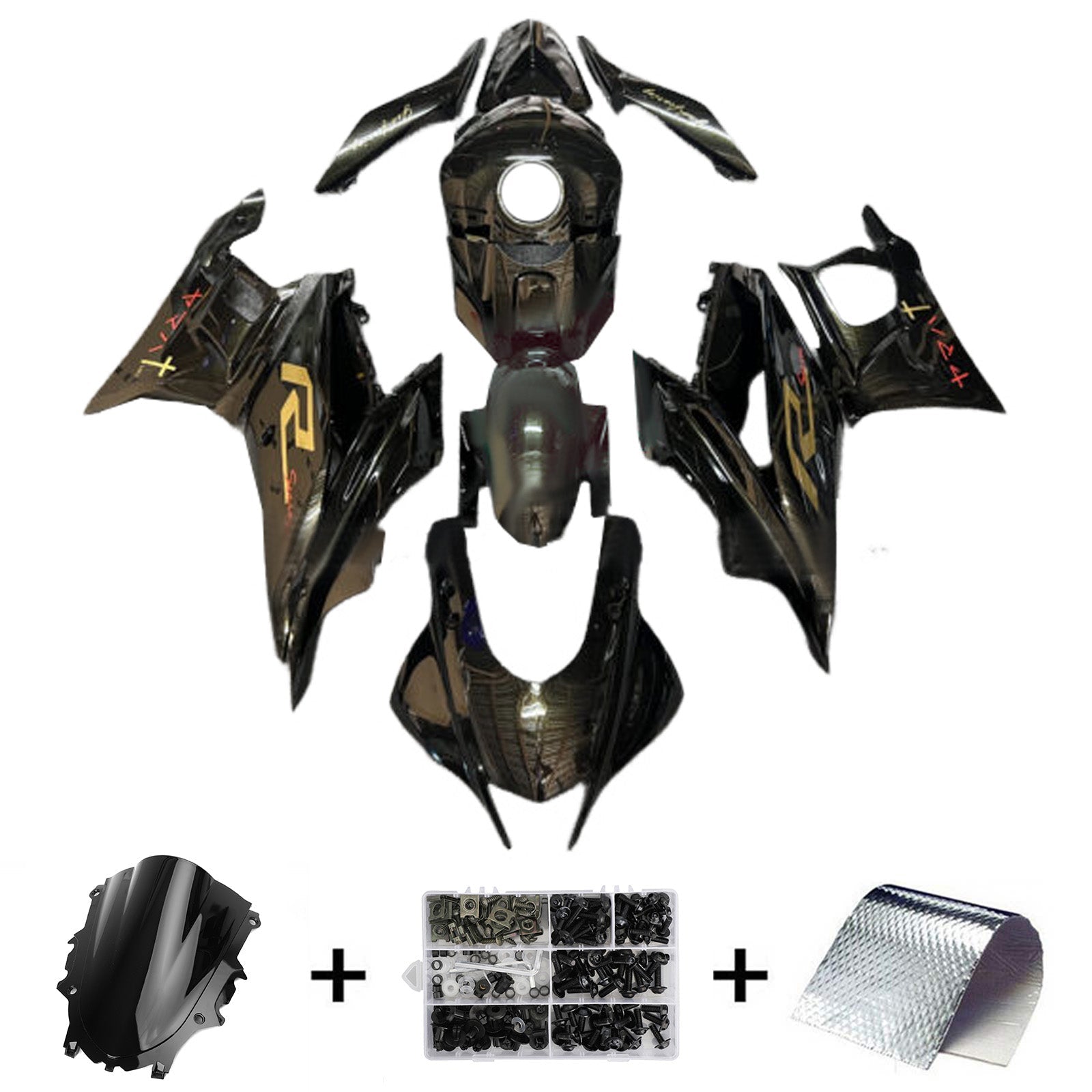 Injection Fairing Kit Bodywork Plastic ABS fit For Yamaha YZF-R3 R25 2019-2021