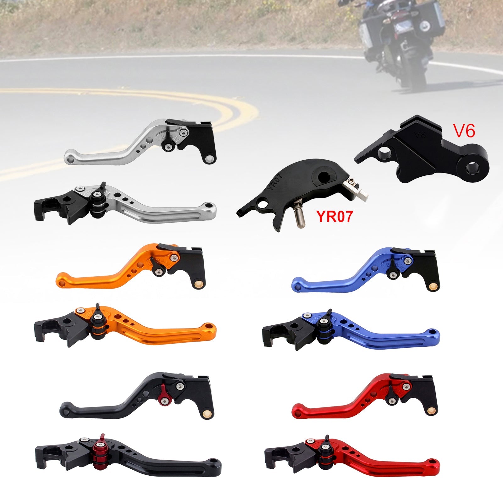 NEW Short Clutch Brake Lever fit for YAMAHA XSR900 XSR900GP MT-09 MT-09SP 24-25