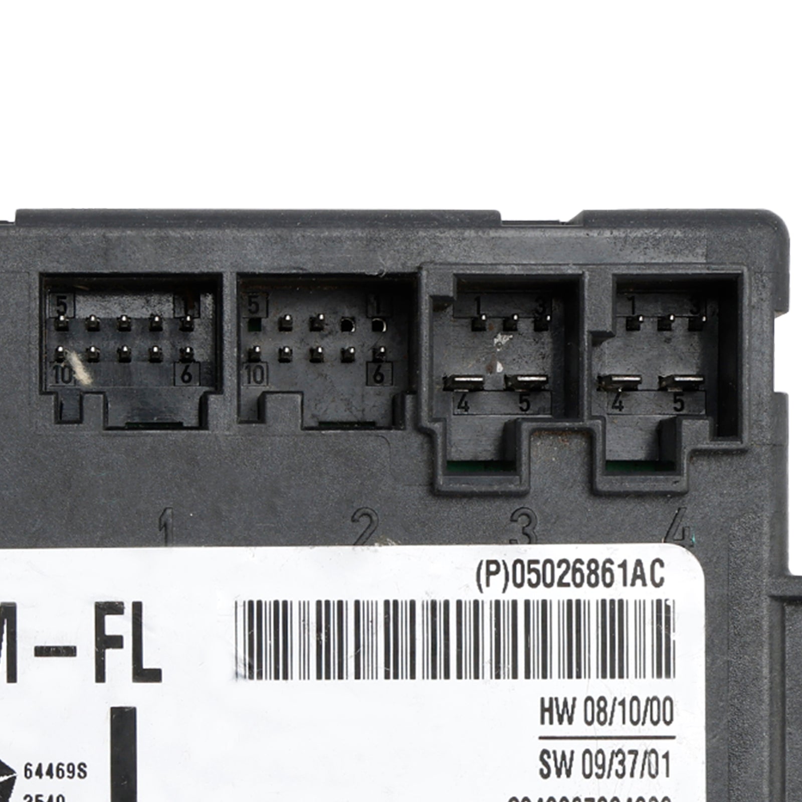 05026861AC Dodge Chrysler 2007-2020 용 전면 왼쪽 드라이버 도어 모듈