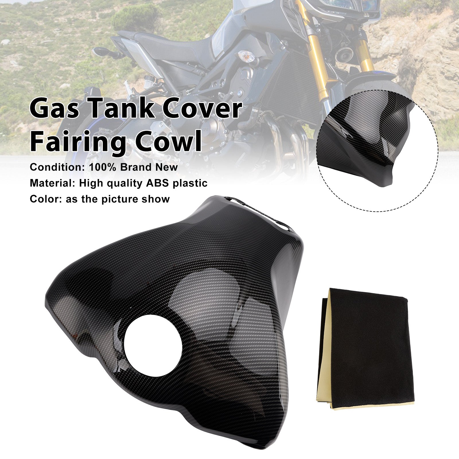 2021-2024 For Yamaha MT-09 Gas Tank Cover Trim Fairing Cowl