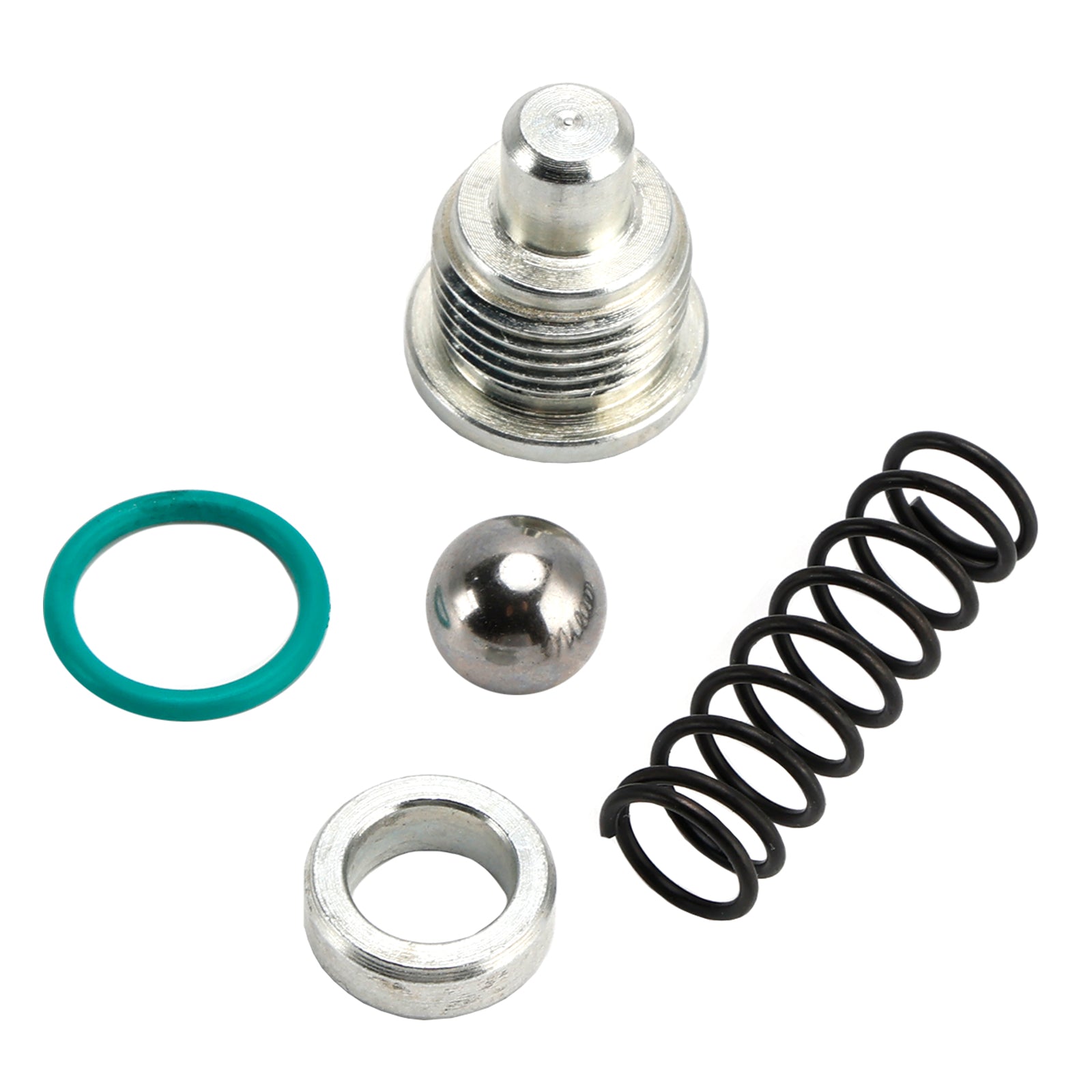 1994.05-2003 Ford F250 F350 F450 F550 FSD E250 E350 E450 ESD 7.3L Diesel Oil Pump Relief Valve Spring Plug & Seals Kit