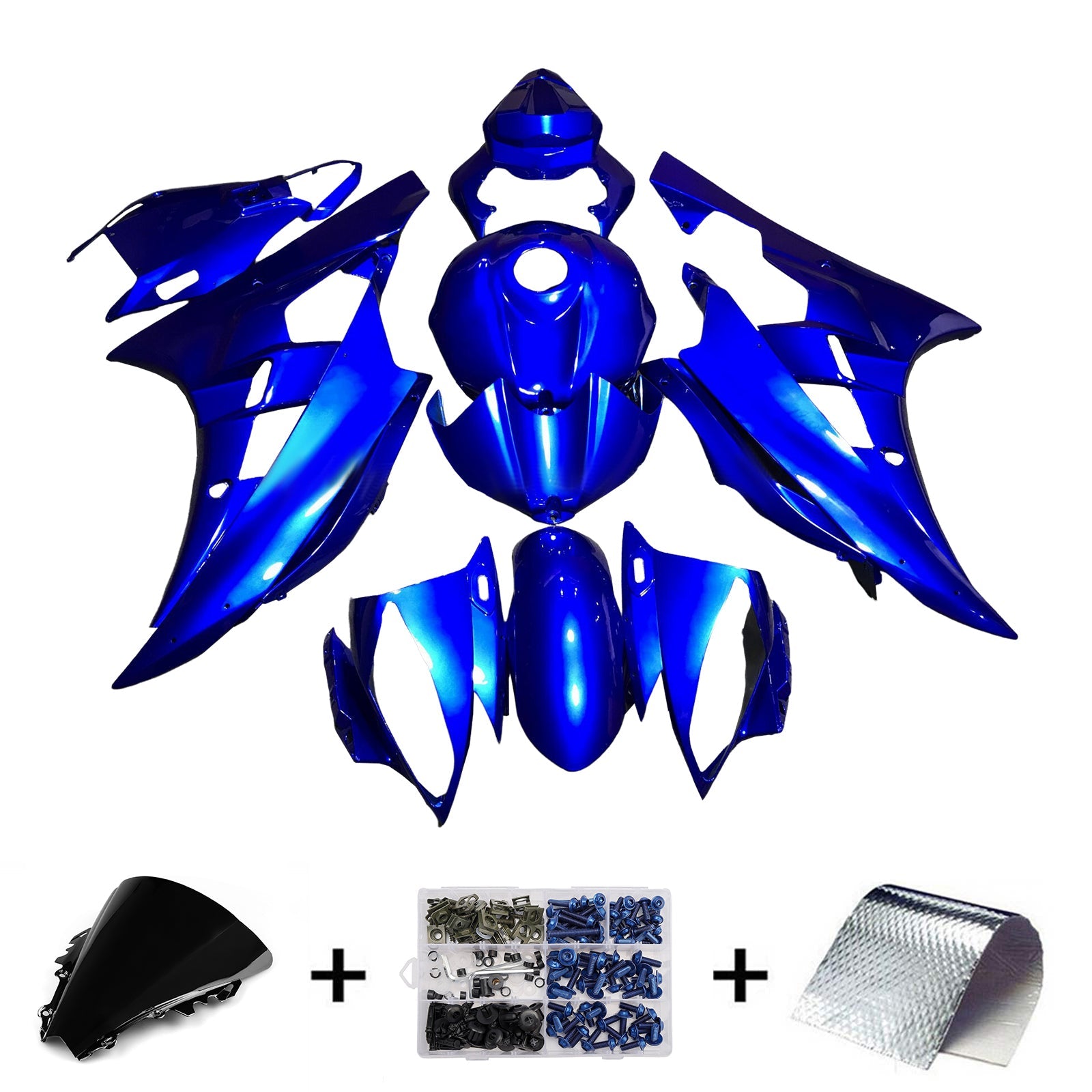 Injection Fairing Kit Bodywork Plastic ABS For Yamaha YZFR6 YZF-R6 2006-2007