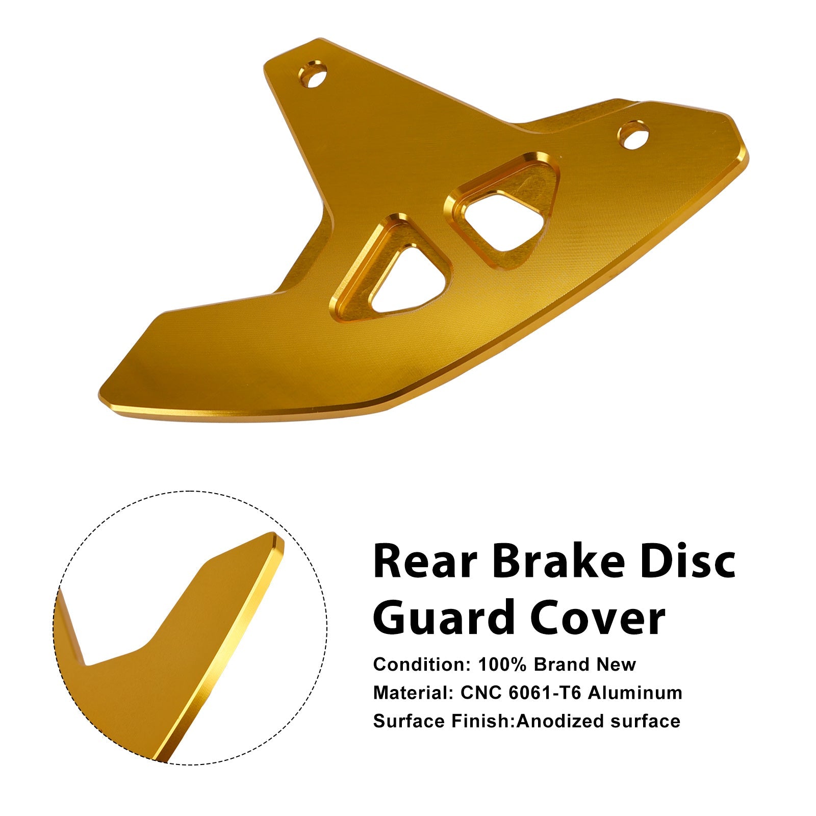 Rear Brake Disc Guard Cover For Suzuki DR-Z400SM 2000-2024 DRZ400/S/E