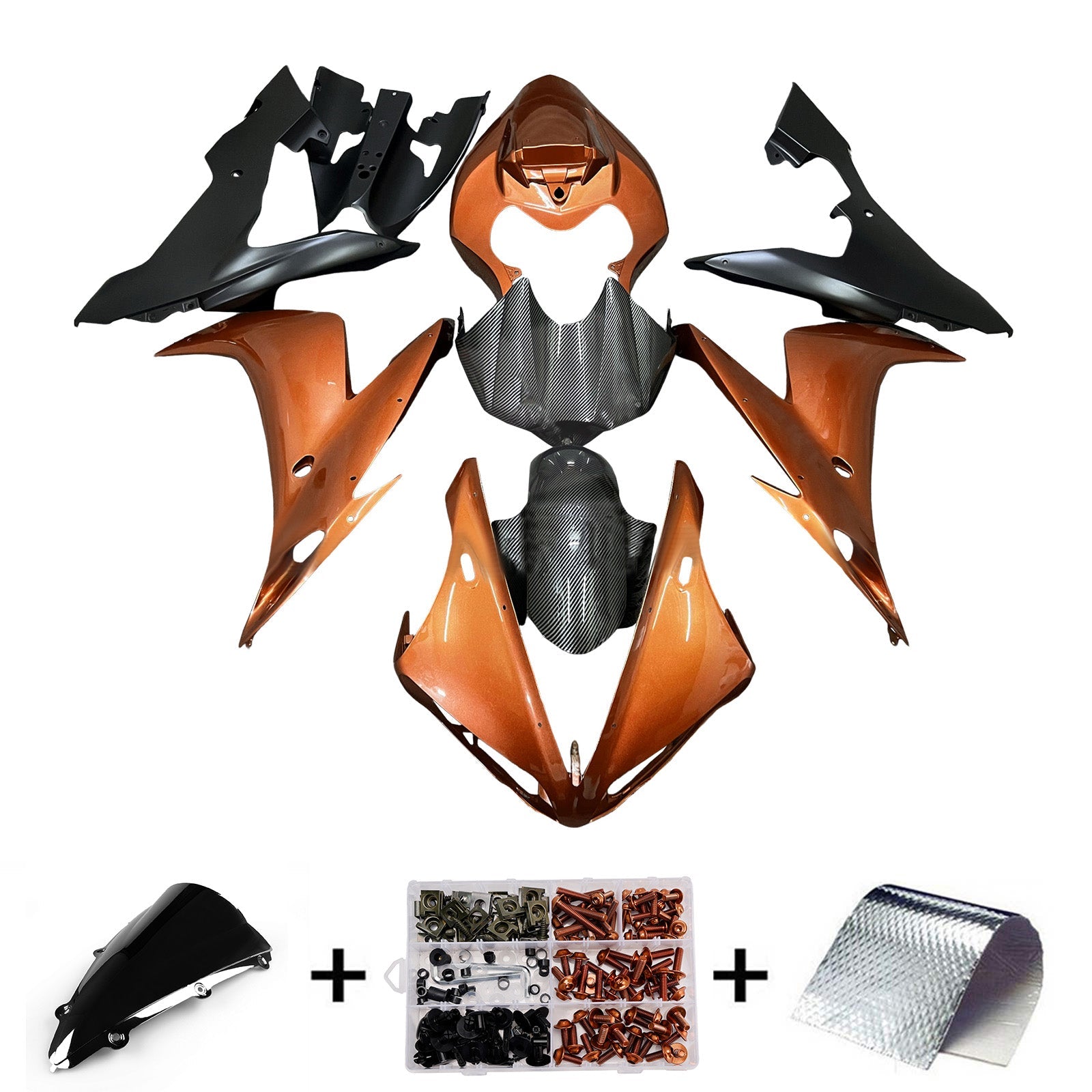 Injection Fairing Kit Bodywork Plastic ABS For Yamaha YZFR1 YZF-R1 2004-2006